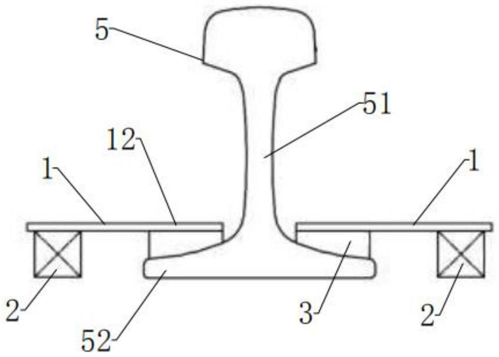 Steel rail shock absorber