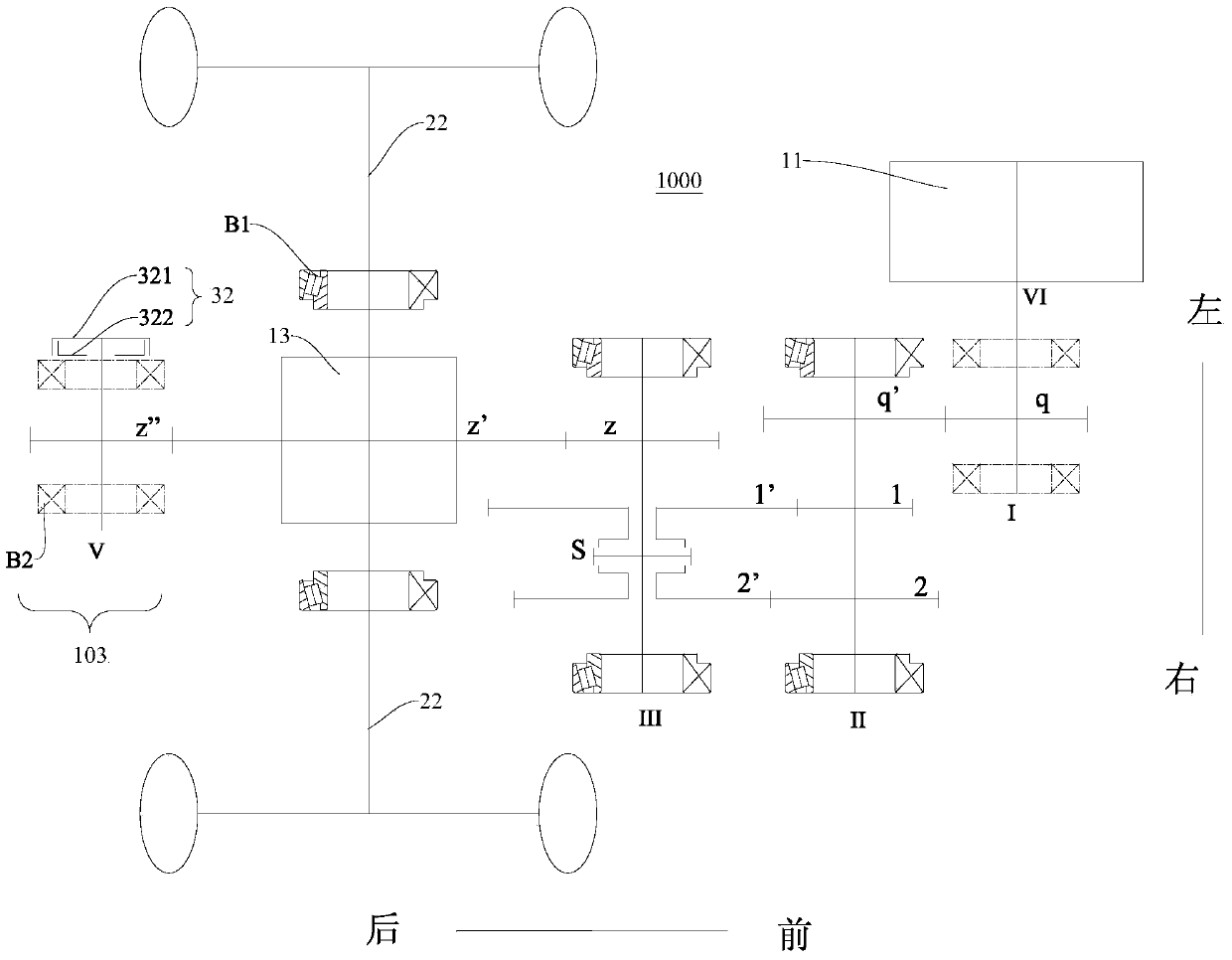 Electric drive axle assembly and vehicle with the electric drive axle assembly