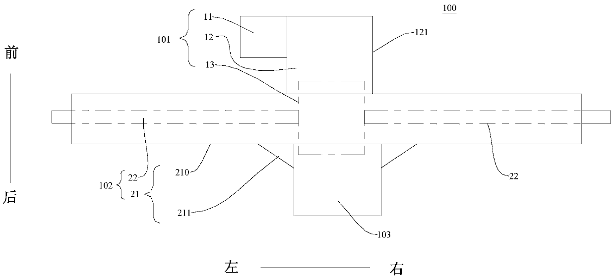 Electric drive axle assembly and vehicle with the electric drive axle assembly