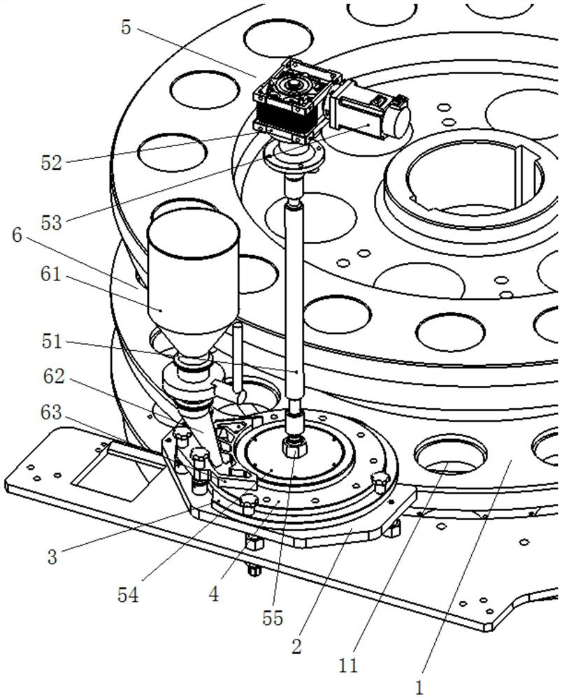 Initiating explosive device large grain dosing device