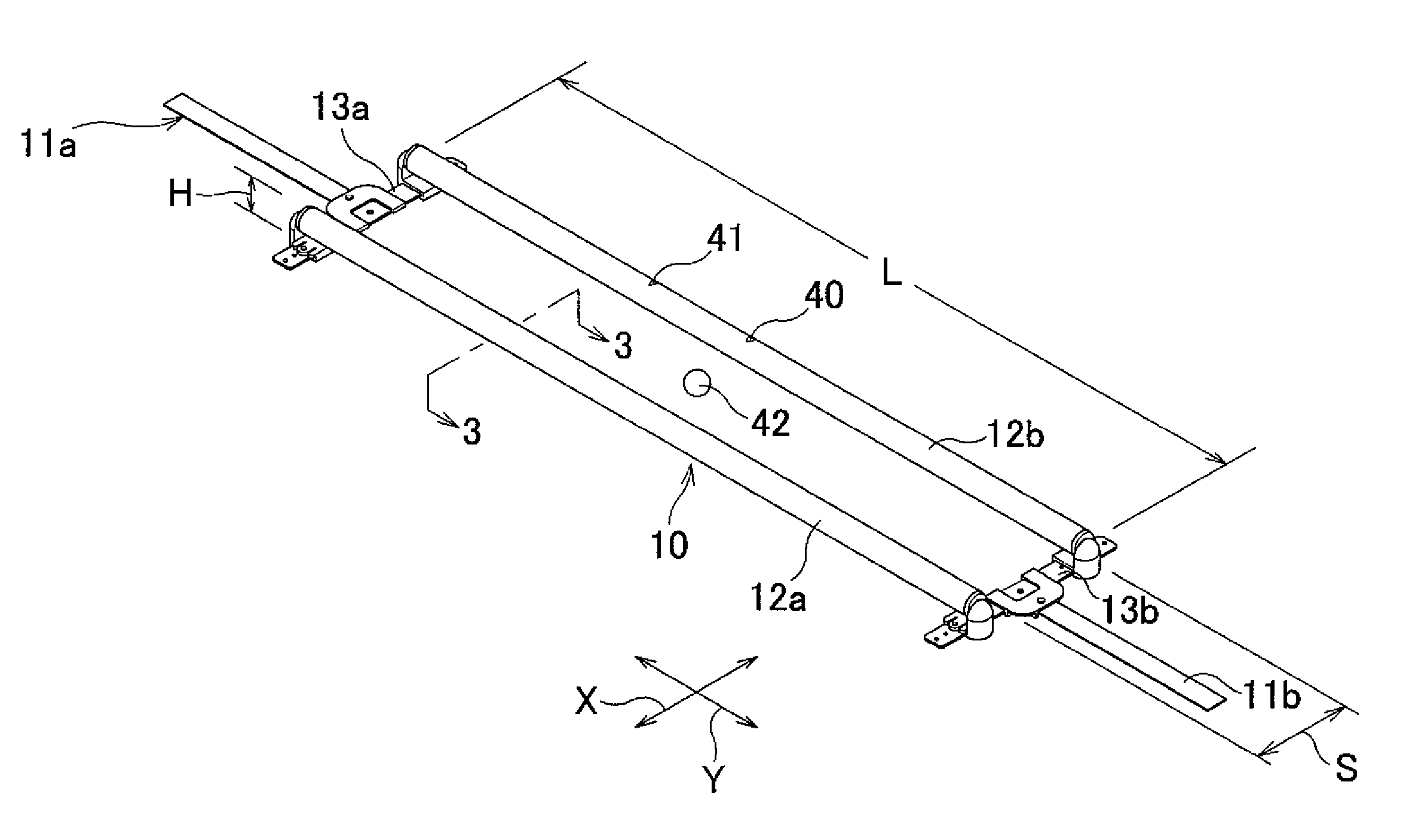 Practice device for corrected golf swing