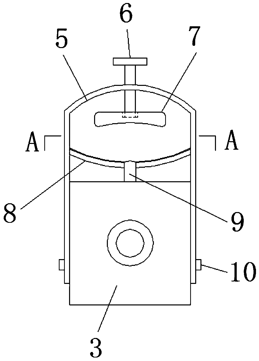 Temperature-measuring type fault indicator capable of realizing stable clamping on line