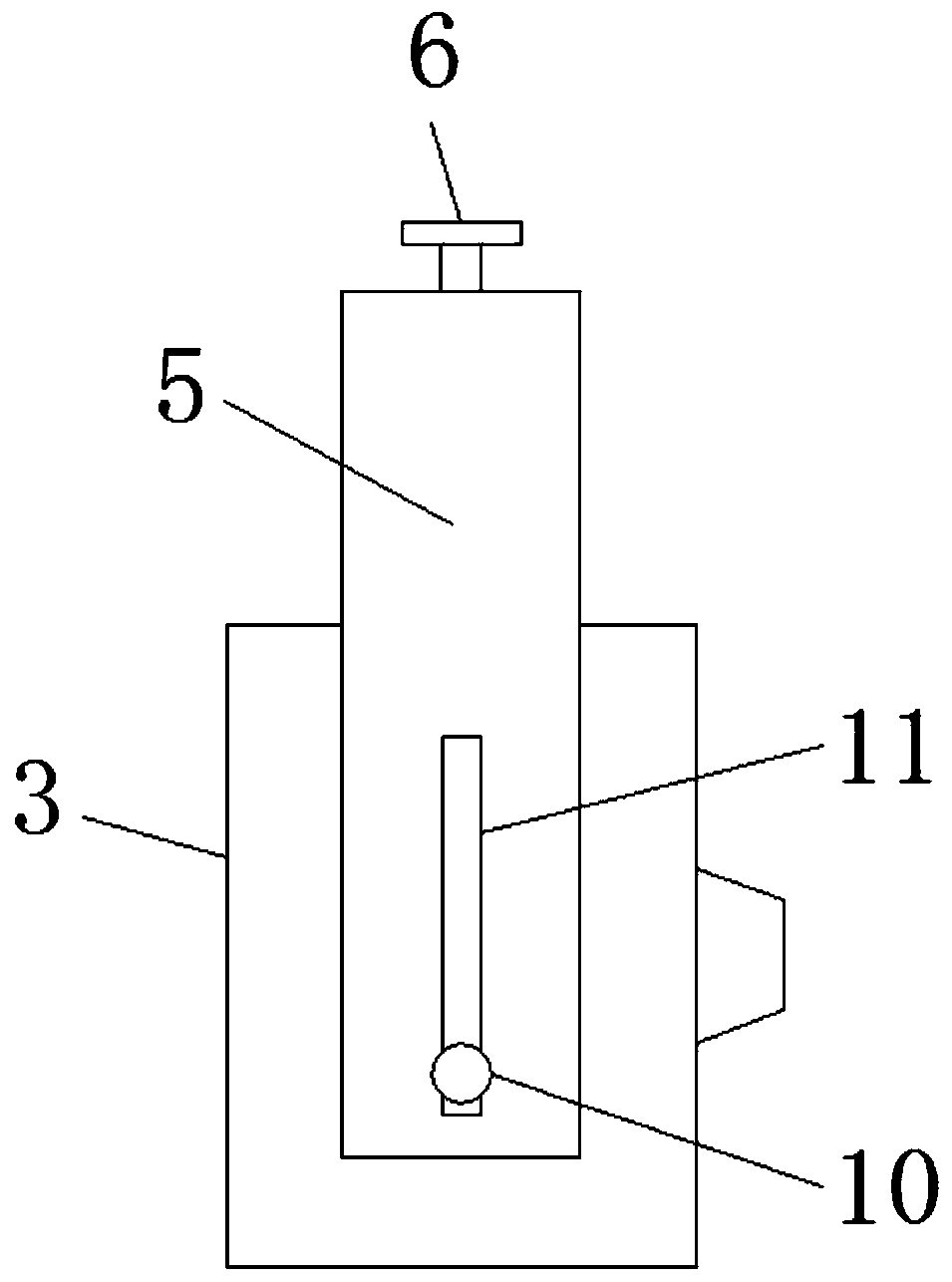 Temperature-measuring type fault indicator capable of realizing stable clamping on line