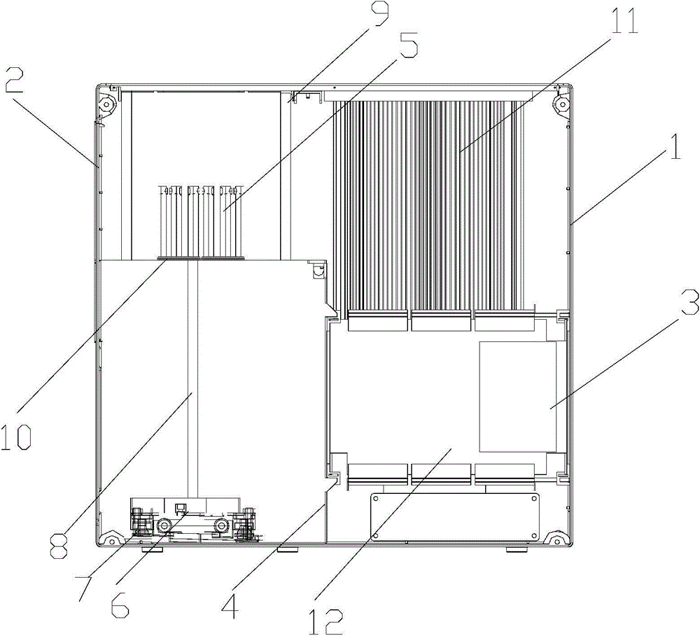 Low-noise water washing type air purifier