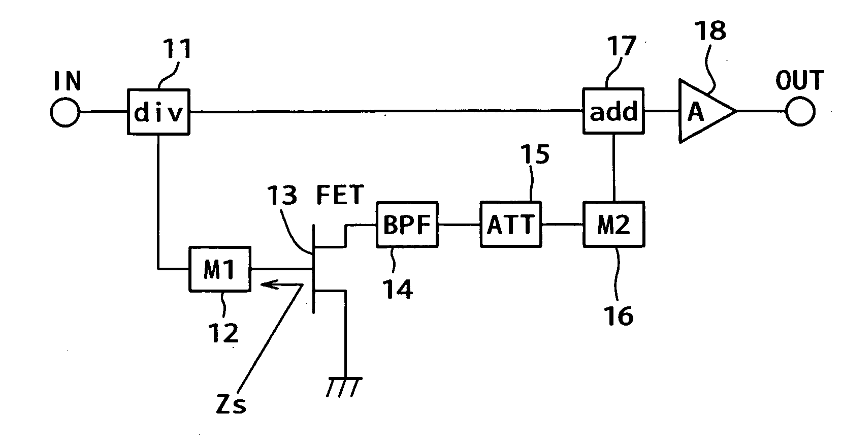 Distortion compensating device and power amplifying device with distortion compensating function