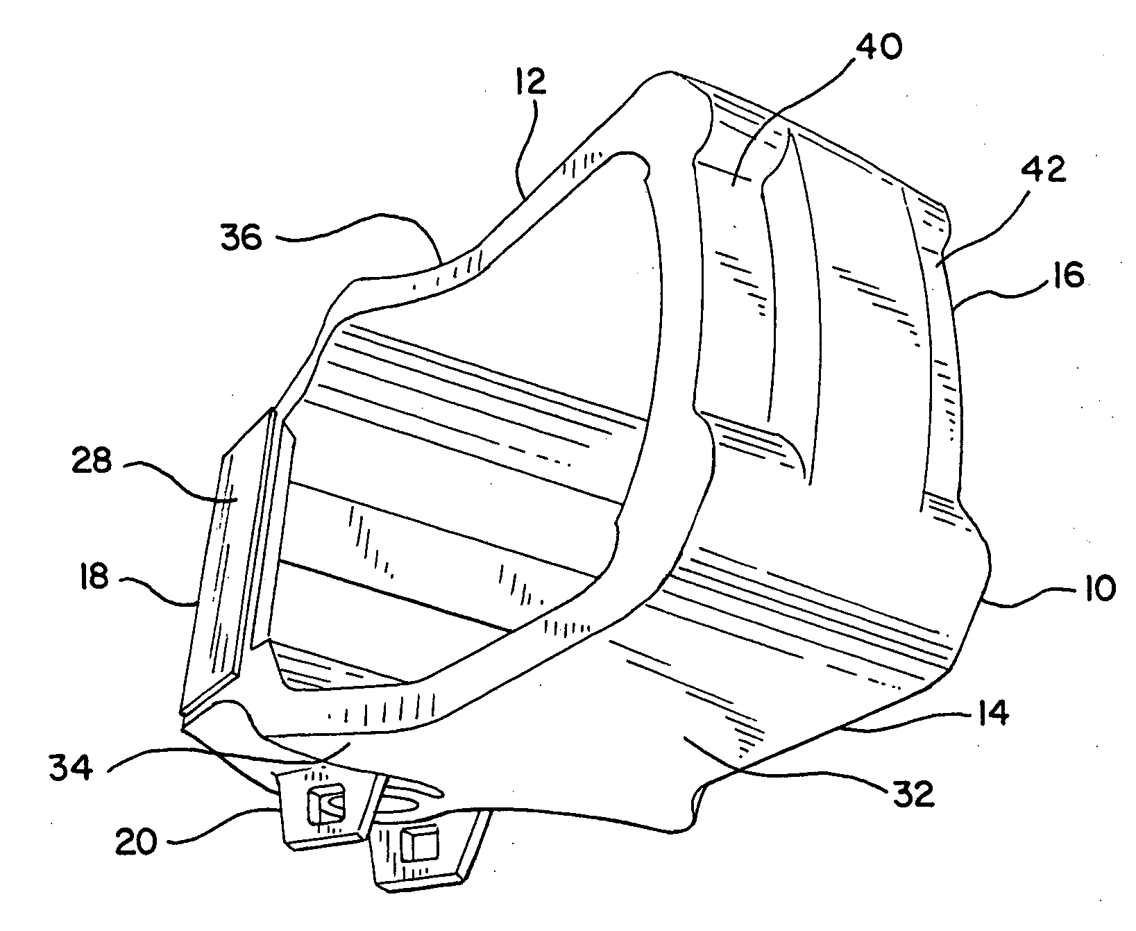 Locomotive draft gear assembly and yoke