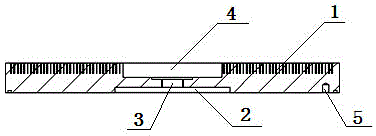 Archimedes spiral stripe lapping disc for ultra-precision lapping processing