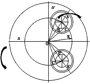 Archimedes spiral stripe lapping disc for ultra-precision lapping processing