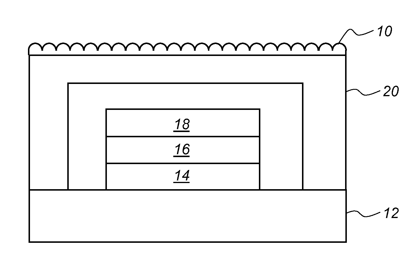 Light emitting device with microlens array