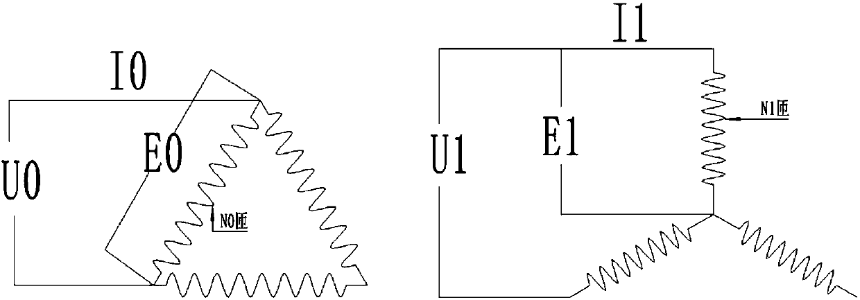 Multi-base-frequency and multi-power switching motor and driving system