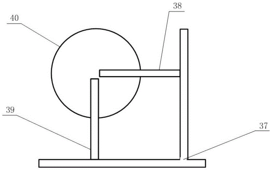 Experimental device for particle combustion under high speed air flow