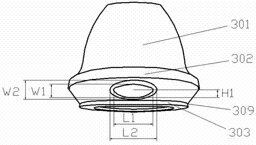 Electrocorrosion acceleration test method for DC porcelain insulator iron cap