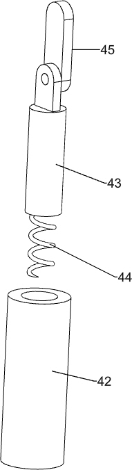 Auxiliary discharging device for mountain incense manufacturing