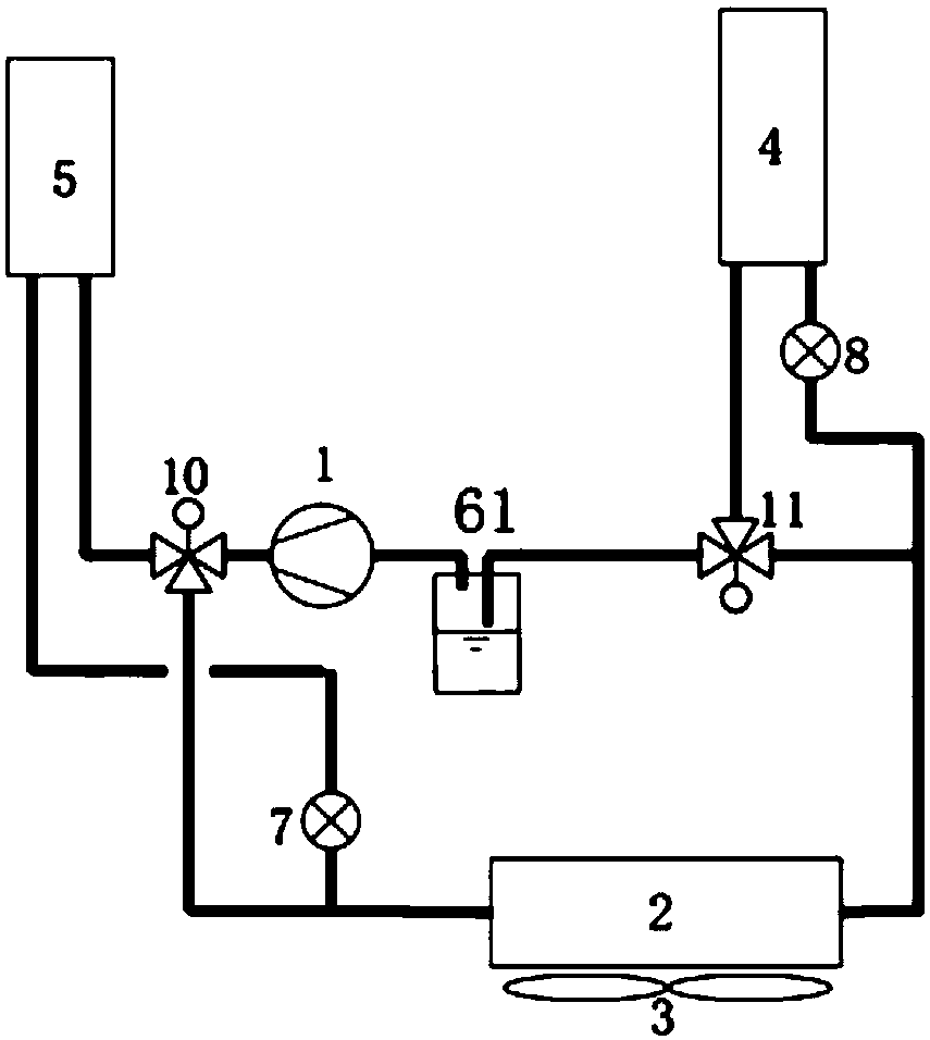 Heat pump air conditioning system for electric vehicle