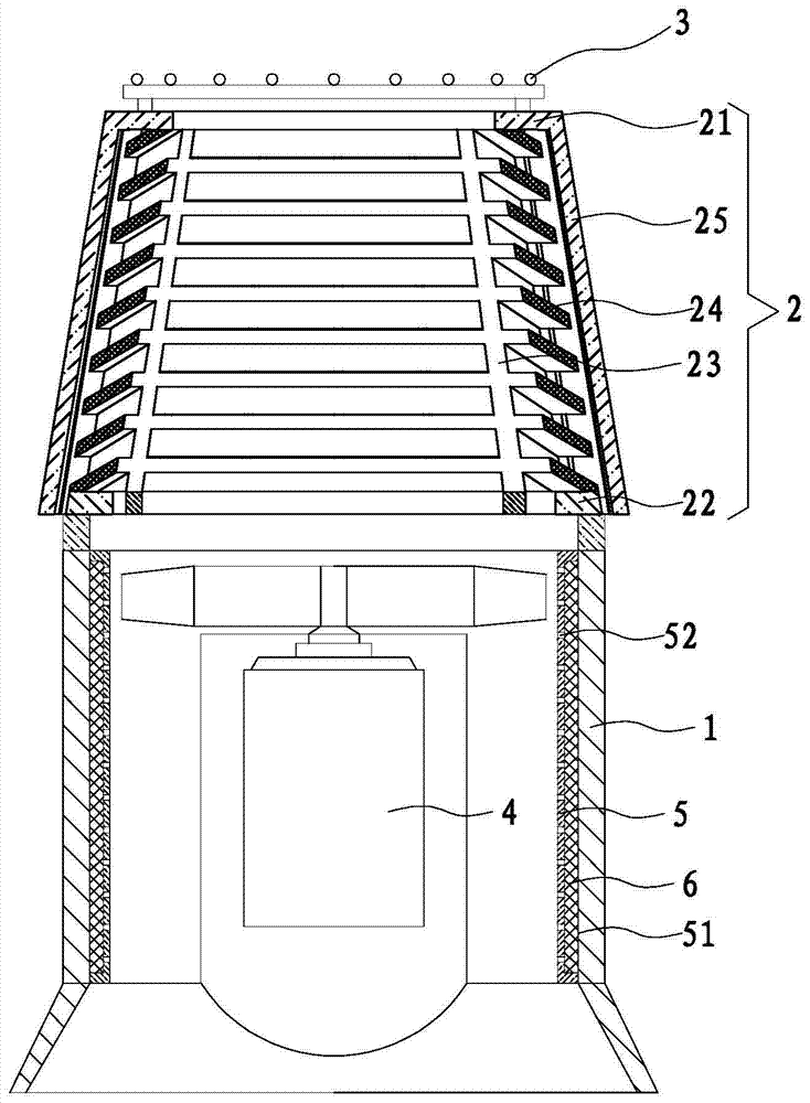 Air cylinder structure of a spray device