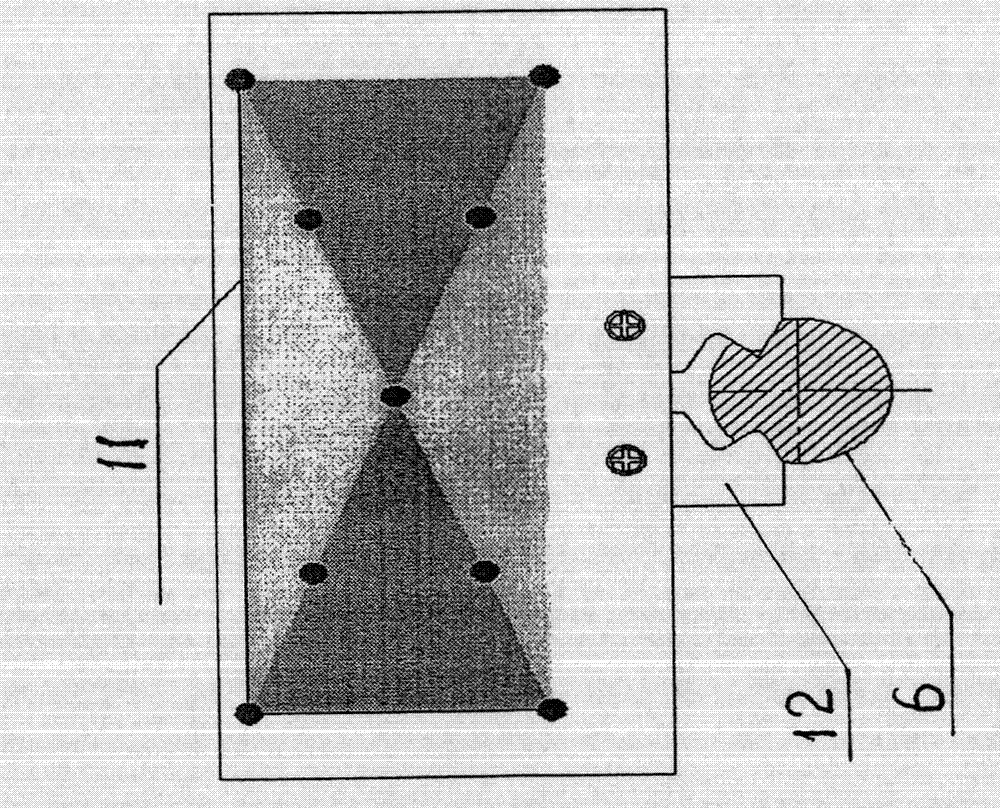 Contact network key position dynamic offset detection method and device thereof