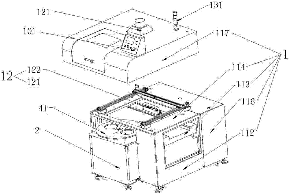 Turntable laser pcb separating machine and method