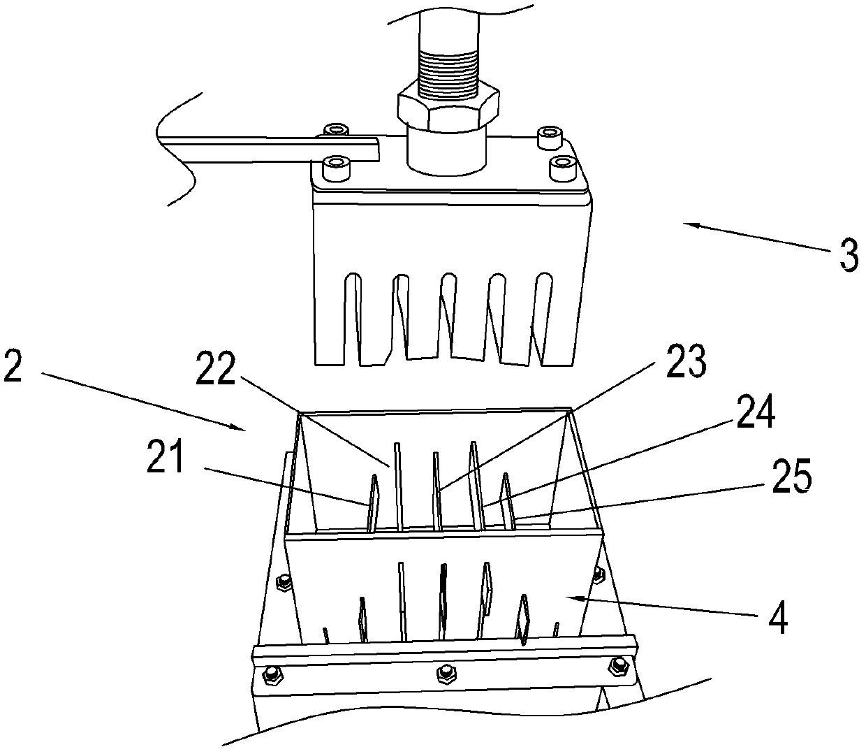 Taro cutting machine