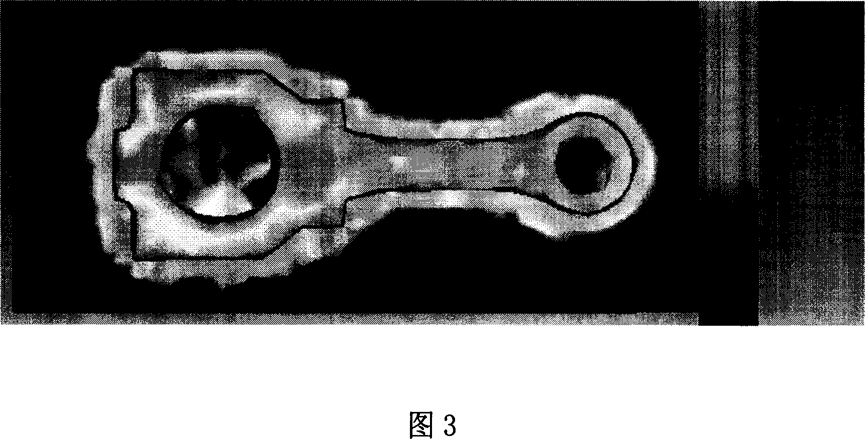 Optimizing method for forging modeling process