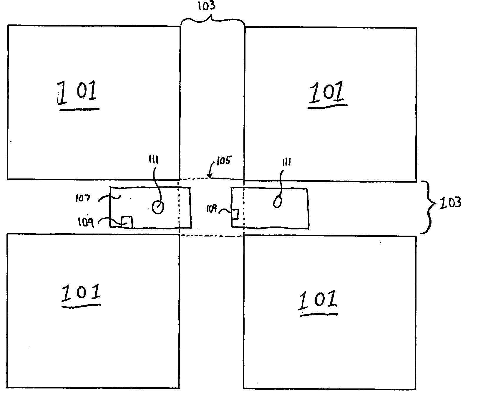 Scribe line layout design