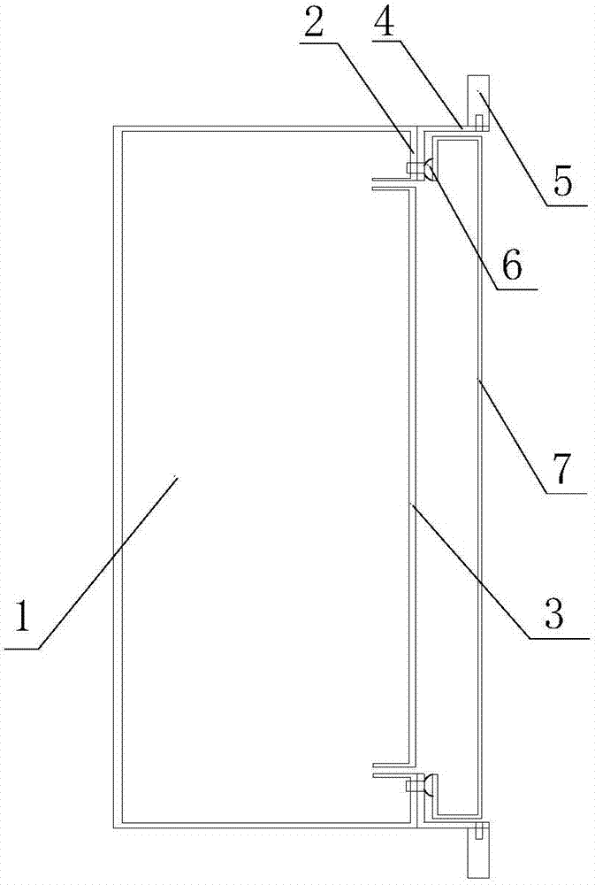 Electrical cabinet with double door structure