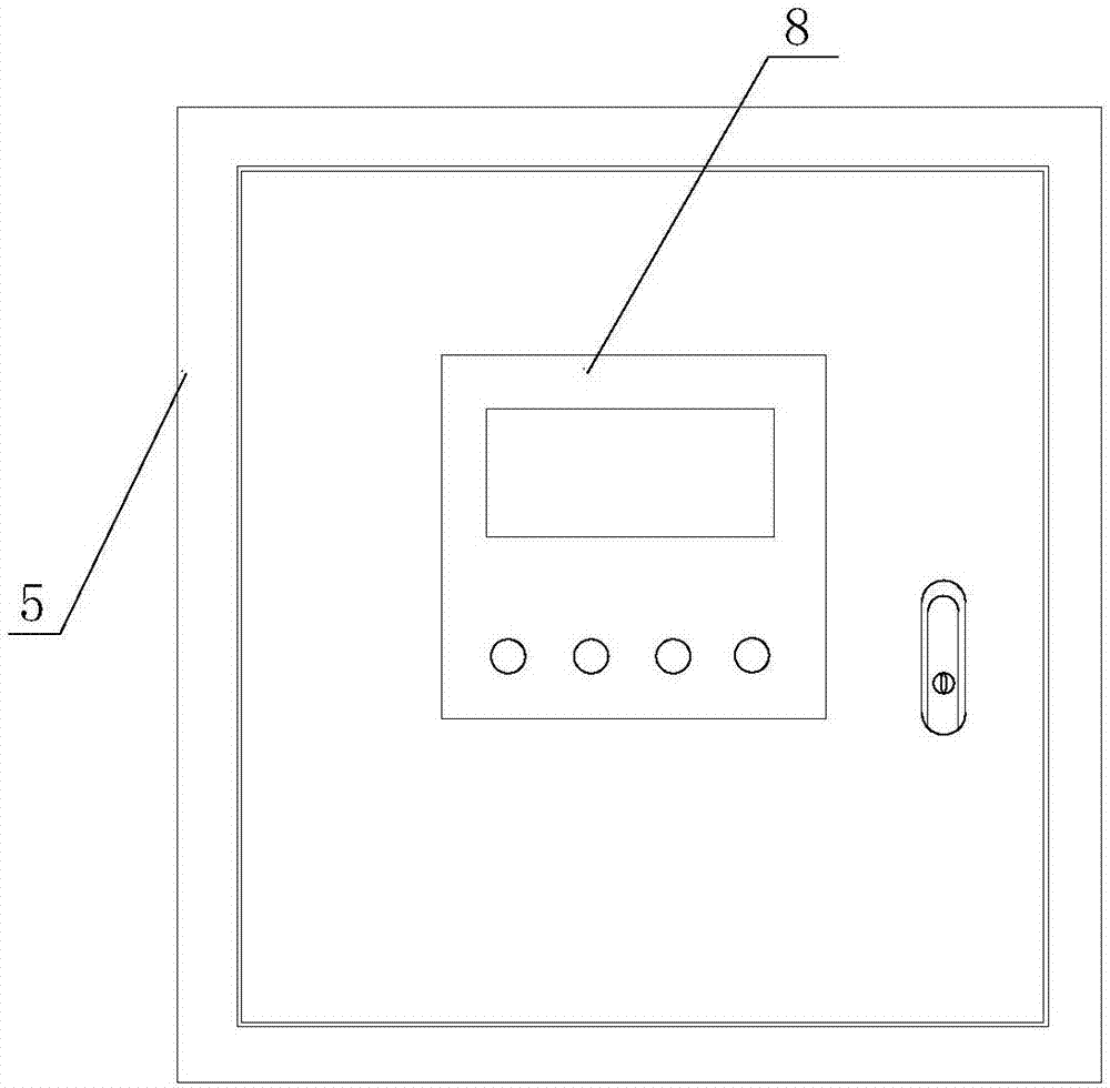 Electrical cabinet with double door structure