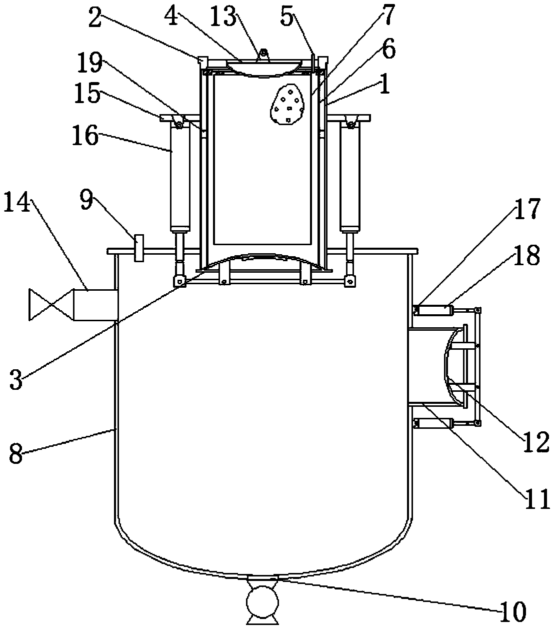 Hard bone liquefaction equipment and method for synchronously producing bone collagen polypeptides and ultrafine bone powder