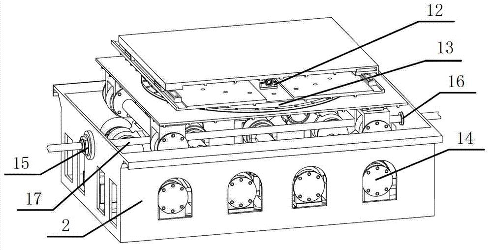 Numerical-control electric frame truck for airplane engine mounting