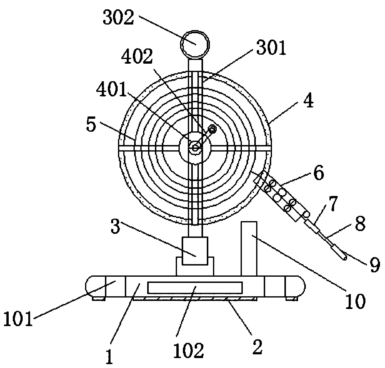 Threading structure for urban electric power engineering construction