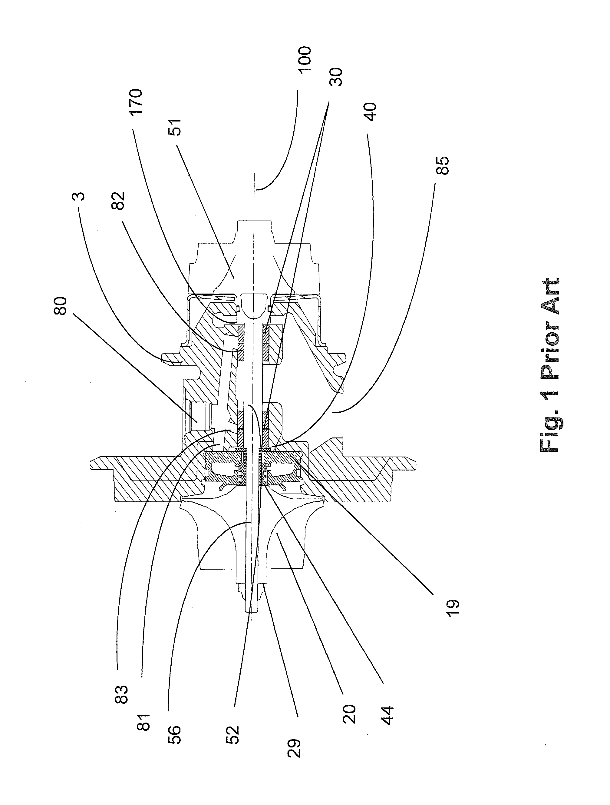 Spring clip method for Anti-rotation and thrust constraint of a rolling element bearing cartridge