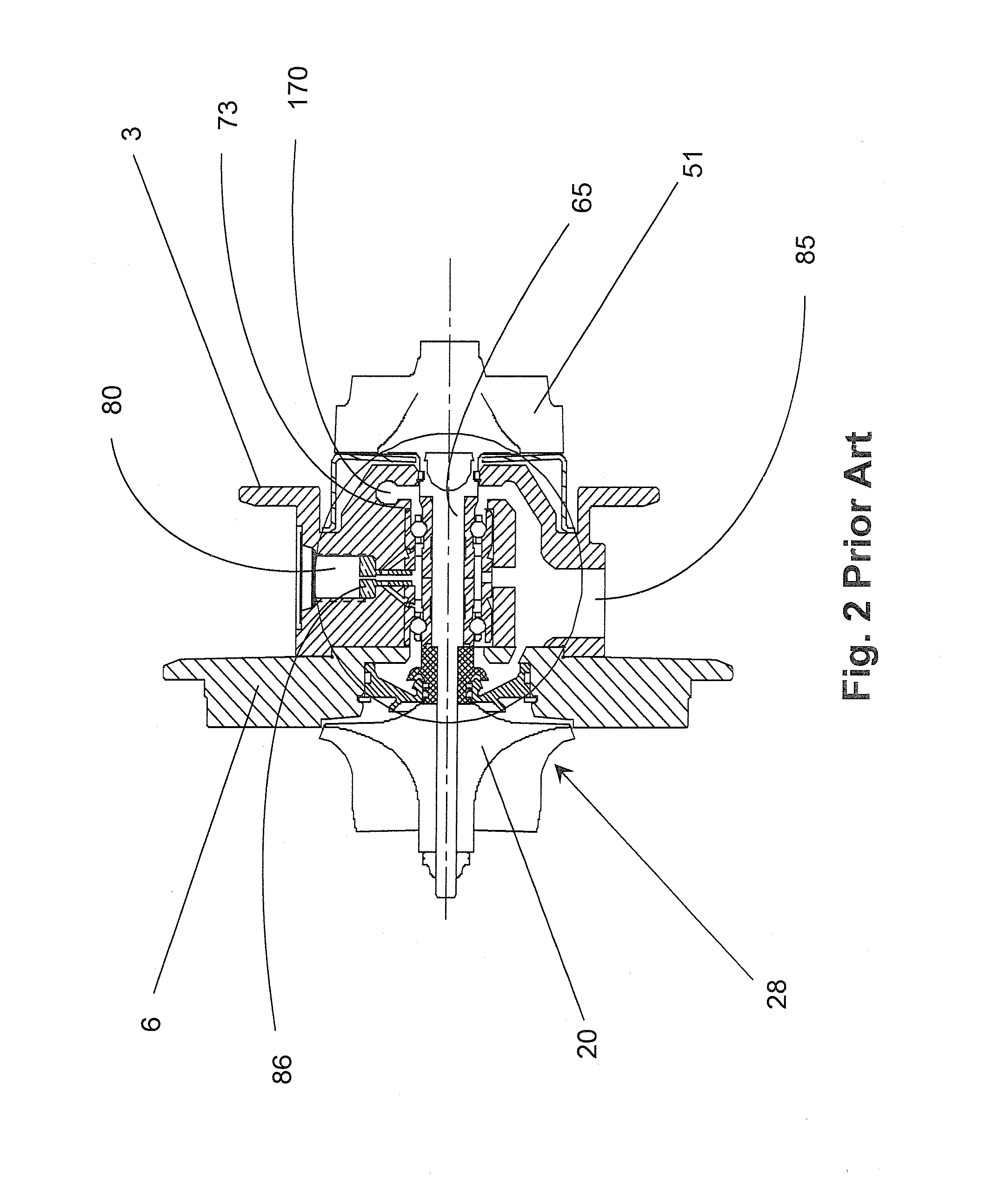 Spring clip method for Anti-rotation and thrust constraint of a rolling element bearing cartridge