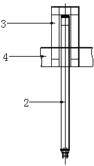 Flexible leg installing structure for double-beam portal crane