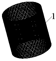 3D printing method for structured packing for supergravity rotation bed with constant channels