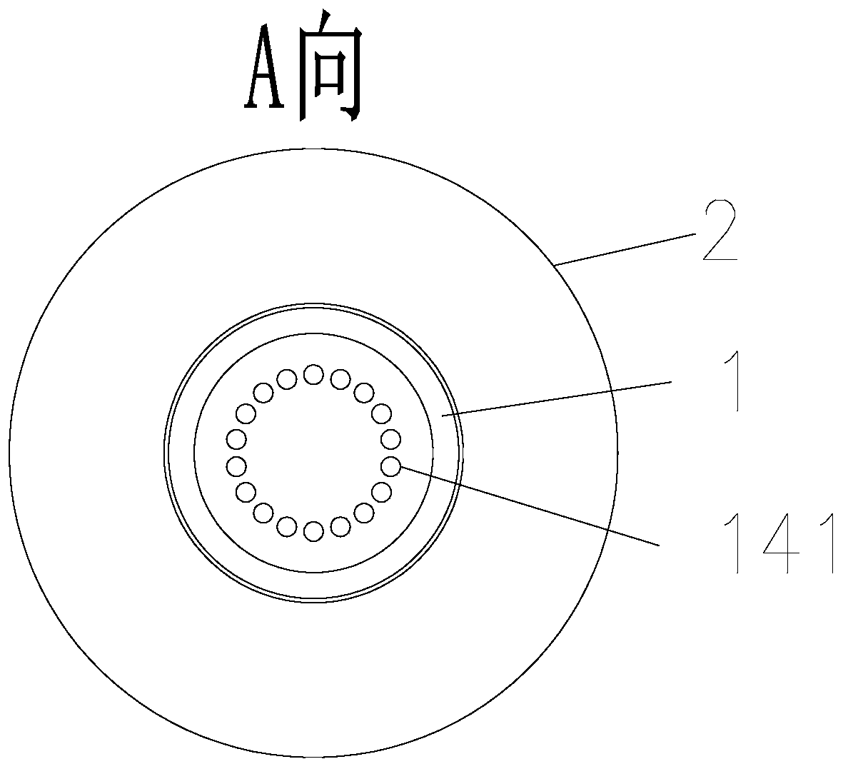 Pipeline part flaring punch die and pipeline forming equipment