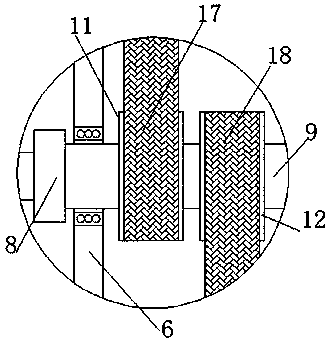 Wall polishing device for building construction