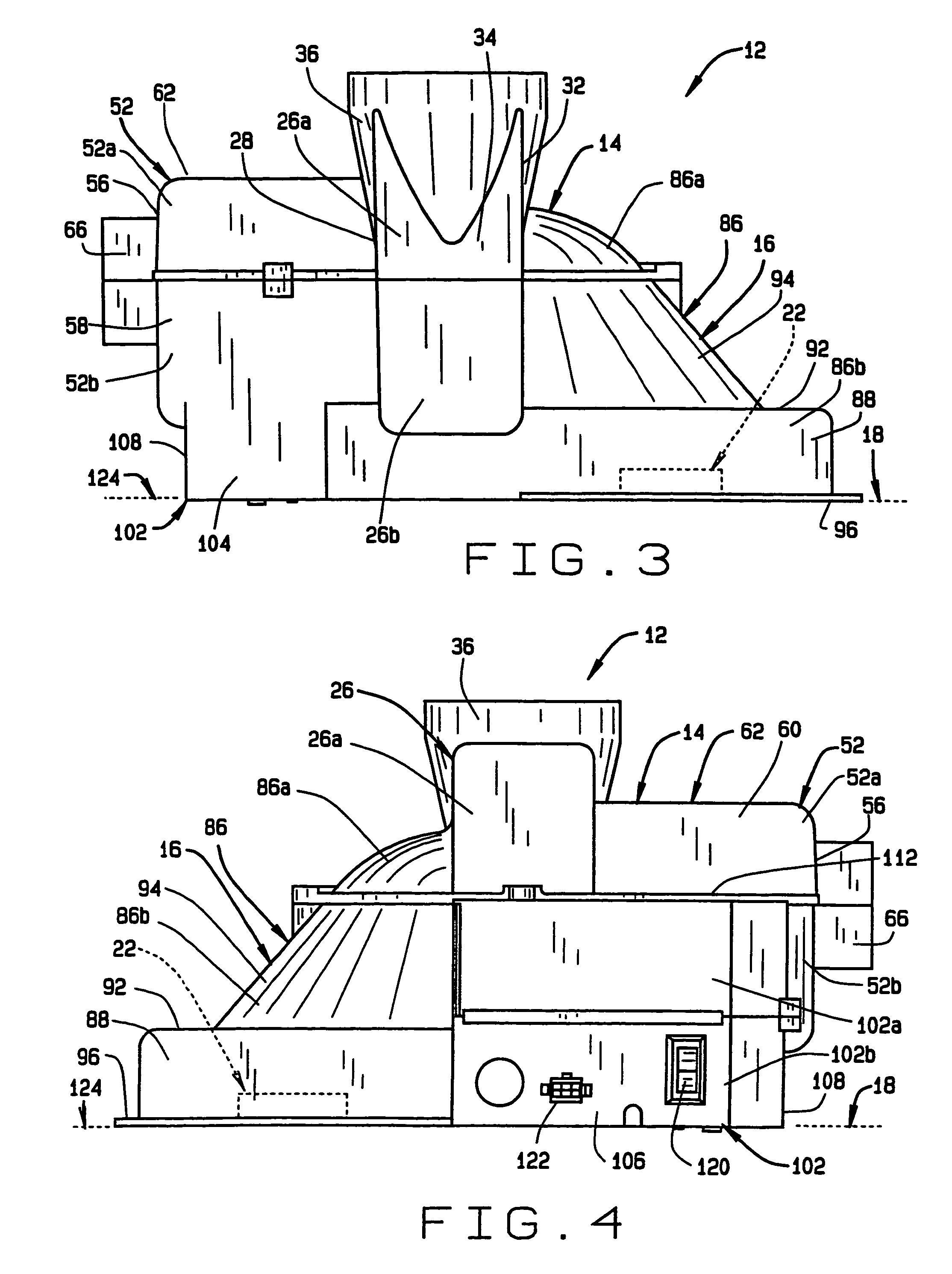 Exhaust dilution blower housing with remote air intake