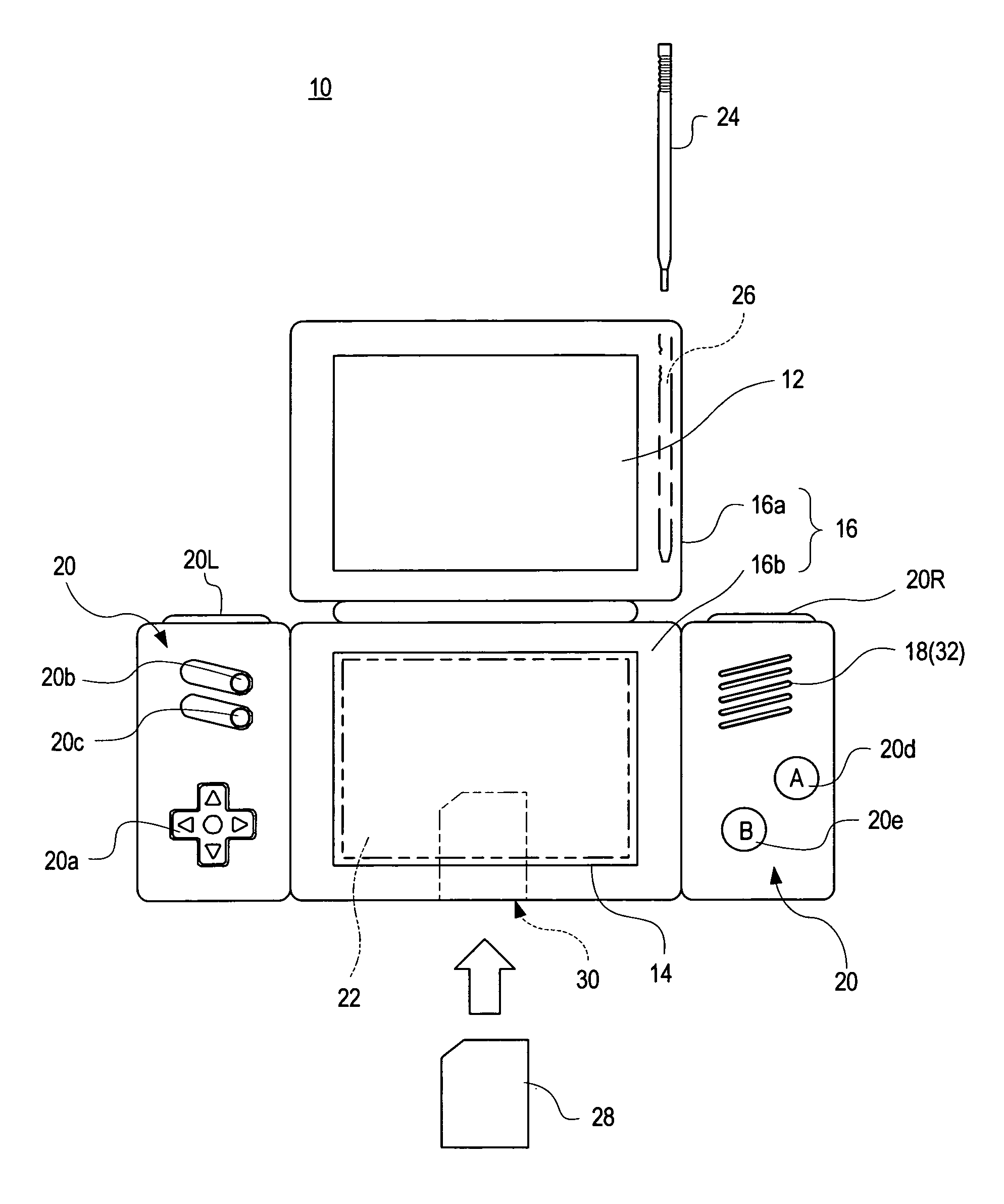 Game apparatus, storage medium storing a game program, and game control method