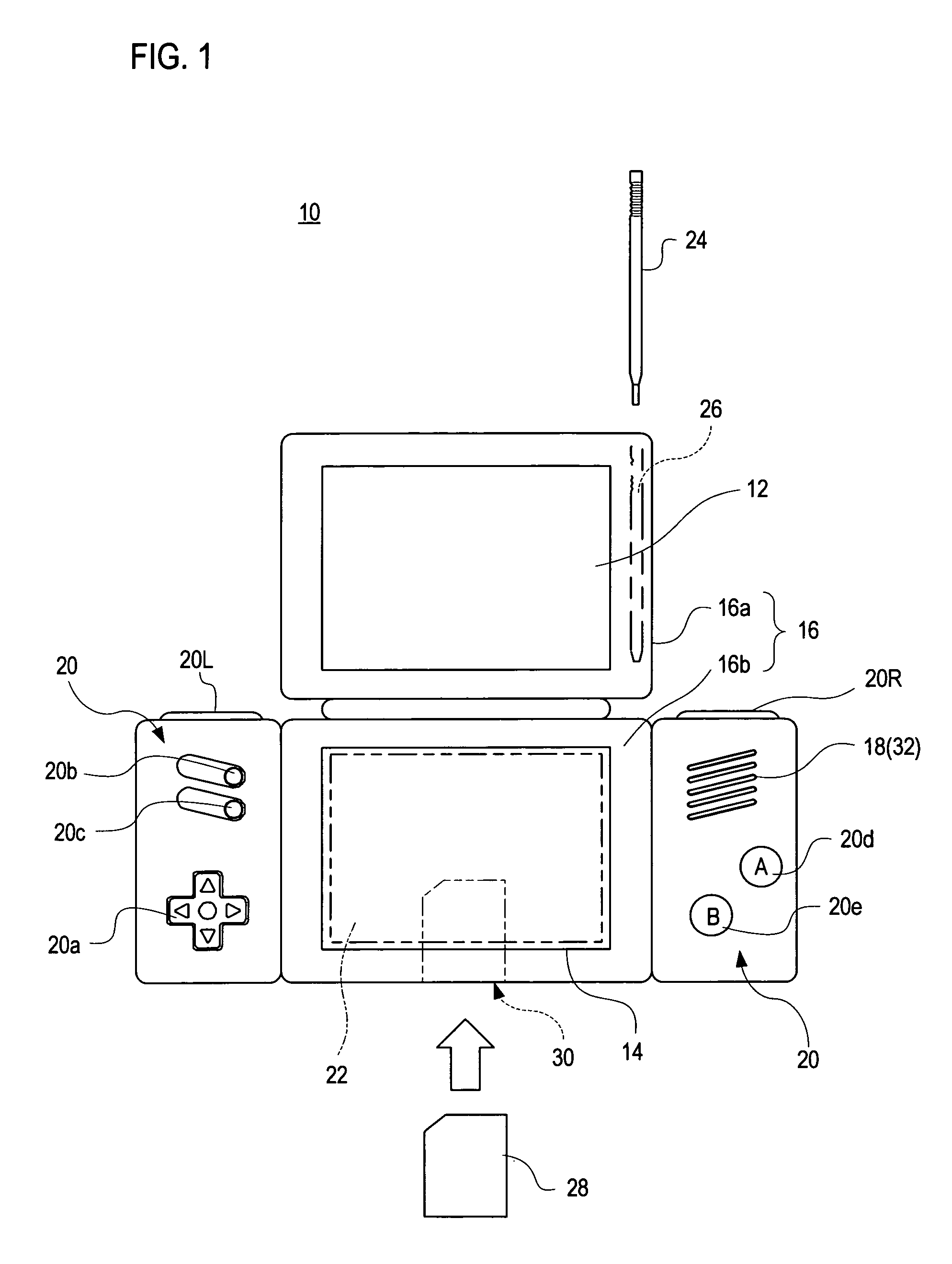 Game apparatus, storage medium storing a game program, and game control method