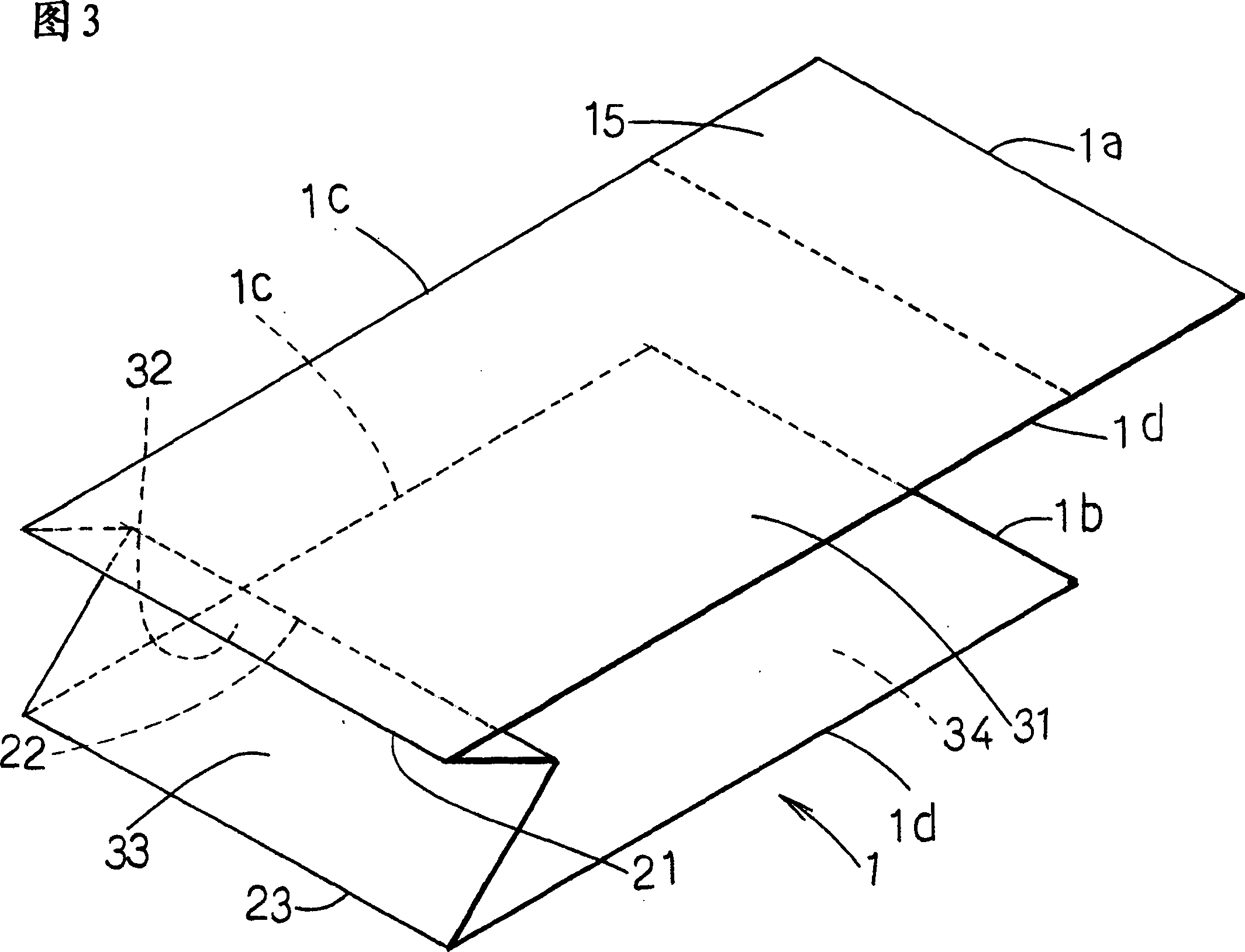 Cubic cushioning material and prodn. method thereof