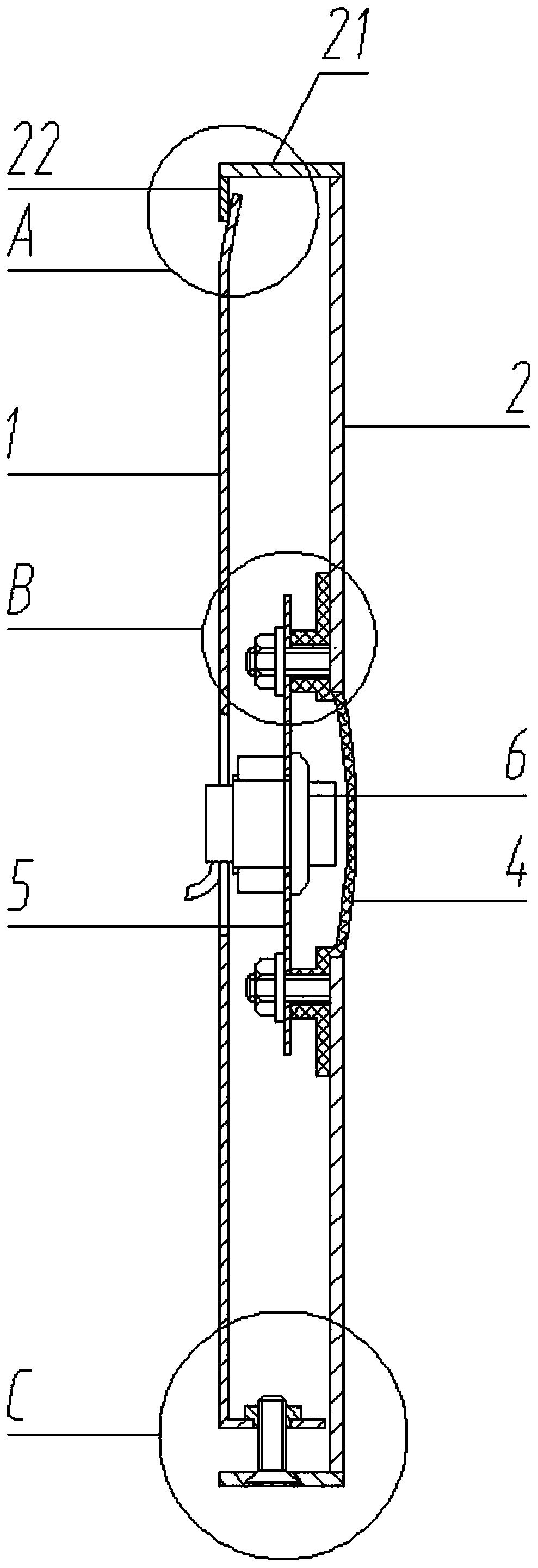 Wall-mounted elevator fire-fighting box