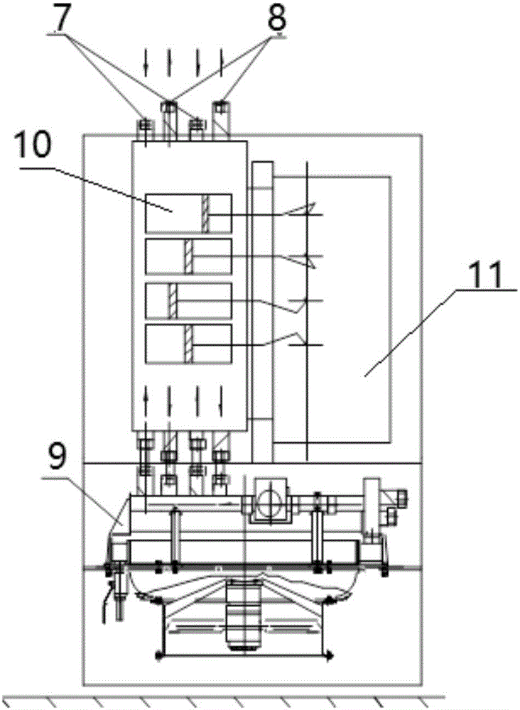 Combined heat collection and power generation separated type solar-thermal power generation device