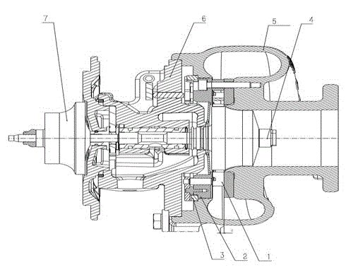 Adjustable nozzle for turbosupercharger