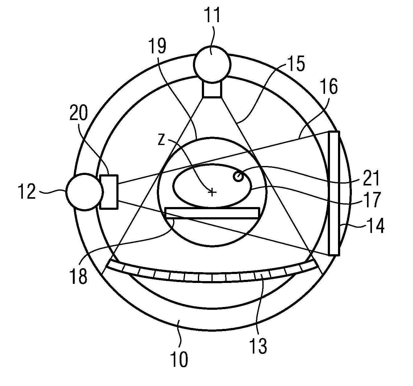 Method for collimating to an off-center examination sub-object