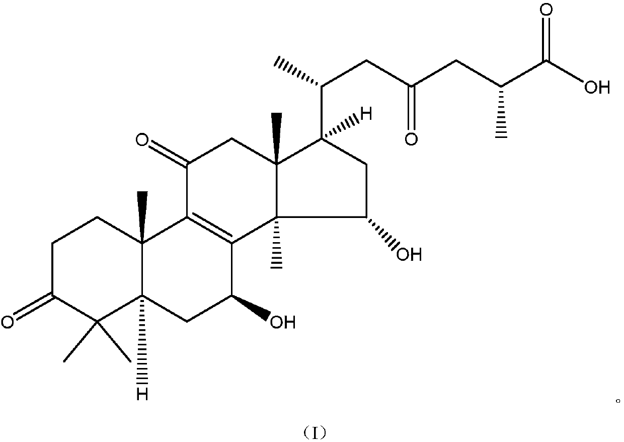 Application of ganoderma acid a in the preparation of drugs for preventing and treating hepatitis C virus