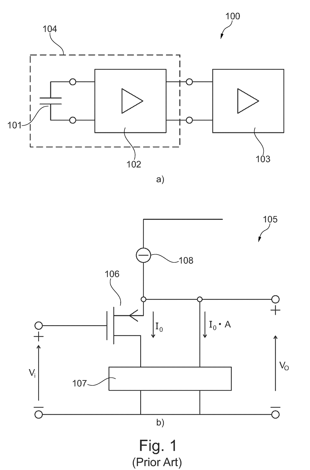 Self-biasing output booster amplifier and use thereof