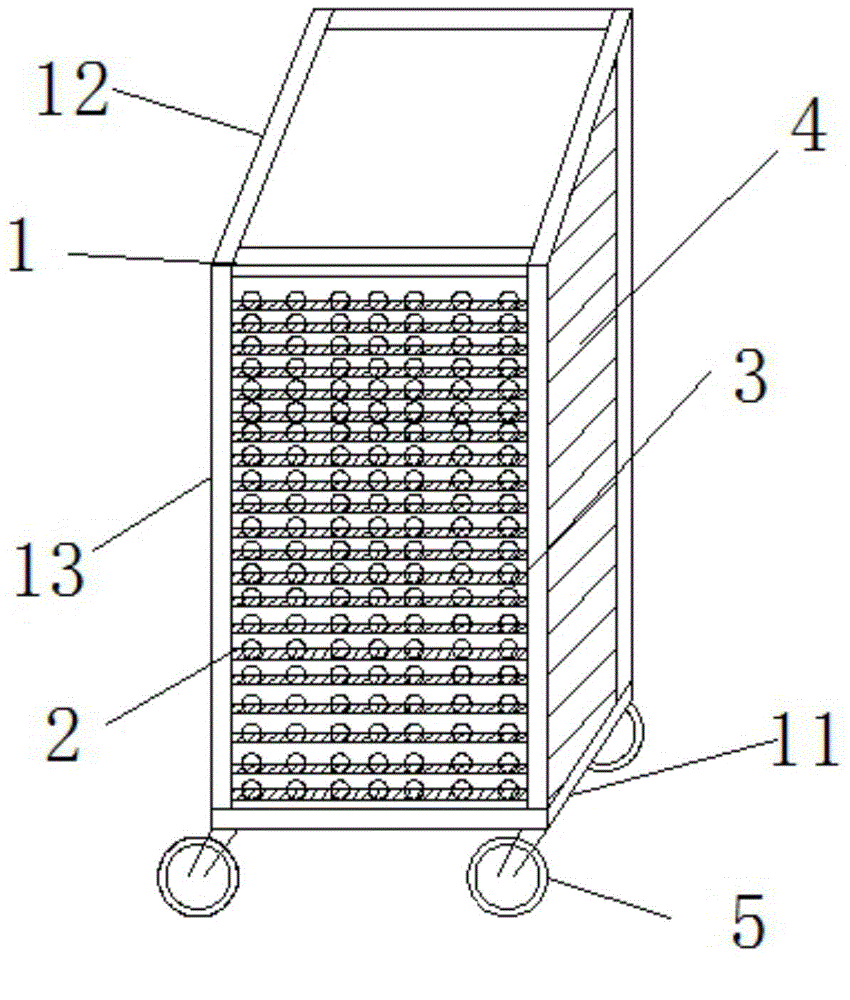 Drying plate frame