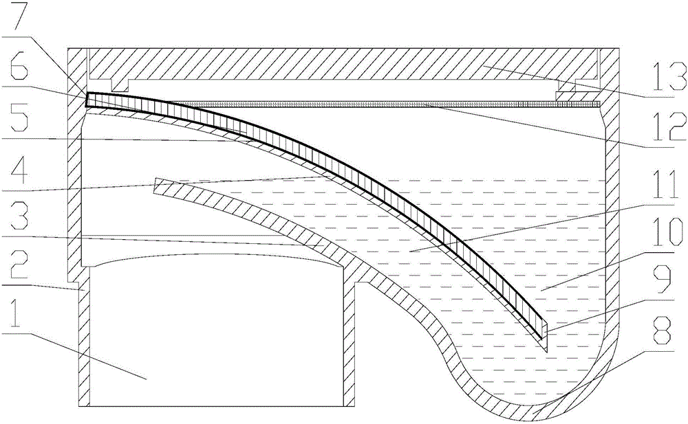 Energy-saving airtight washdown type water seal floor drain