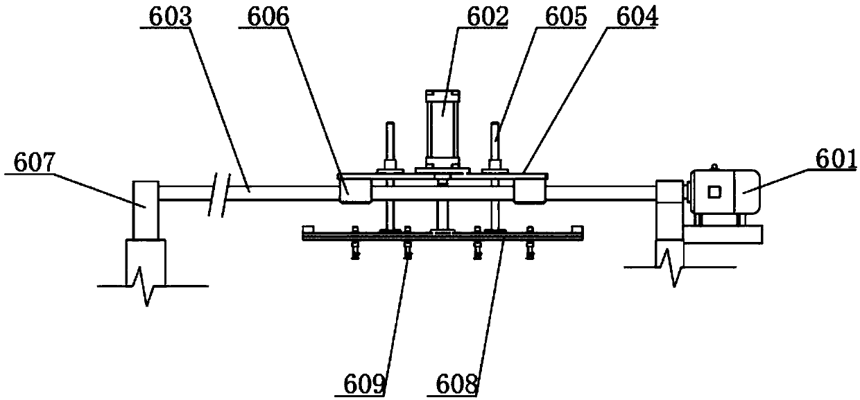 Numerical-control automatic loading mechanism of ceramic-tile polishing equipment