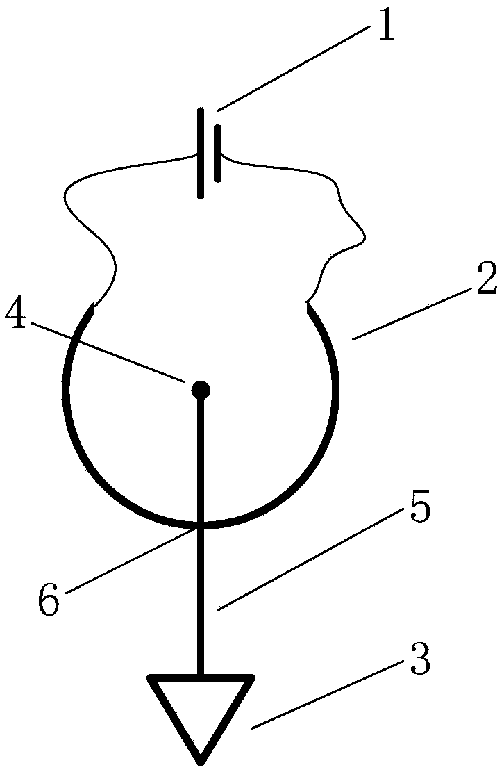 High-accuracy pendulum bob and resistor type inclination measuring device and high-accuracy pendulum bob and resistor type inclination measuring method for monitoring