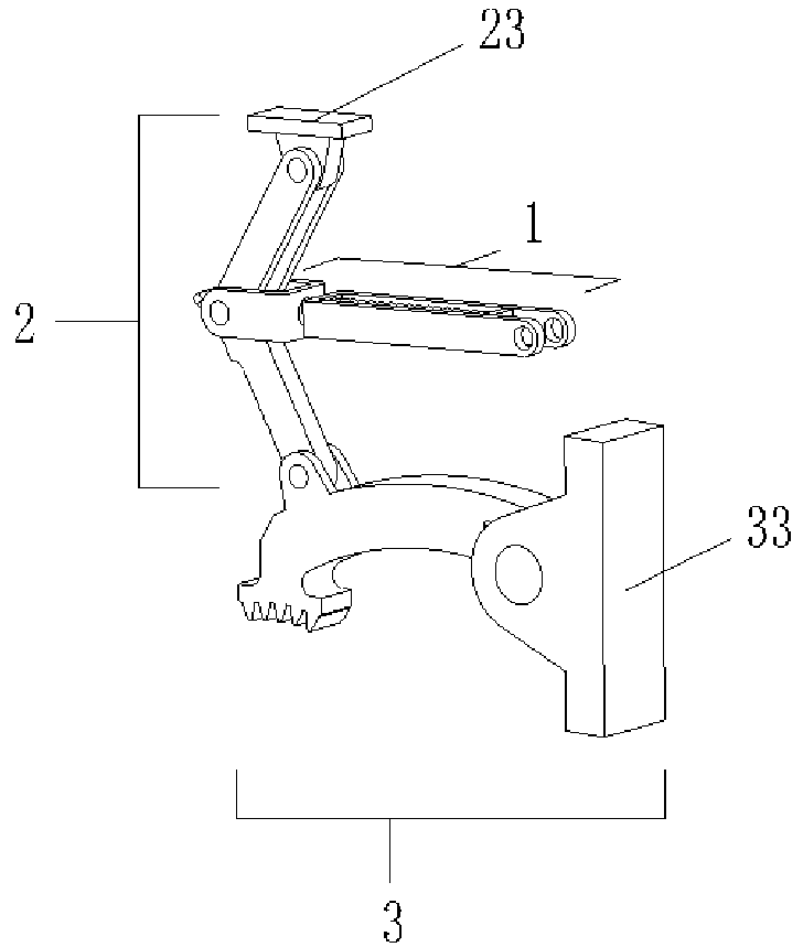 Parking braking device without parking gear